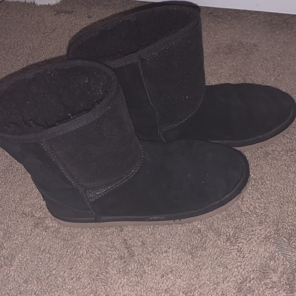 Black Women’s  UGG Boots Sz 7 1/2” w/ Glitter - Picture 5 of 10